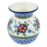 Polish Pottery Vase 4&quot; Lancaster Rose