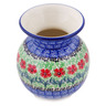 Polish Pottery Vase 4&quot; Maraschino