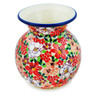 Polish Pottery Vase 4&quot; Summer Burst UNIKAT