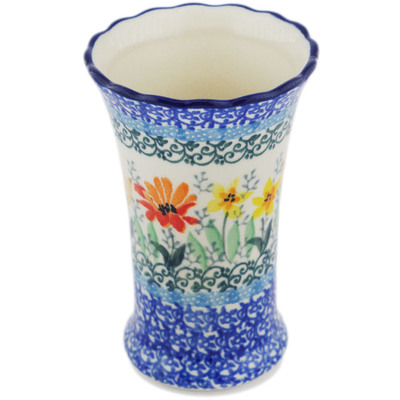 Polish Pottery Vase 4" UNIKAT