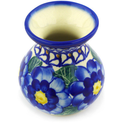Polish Pottery Vase 4&quot; UNIKAT