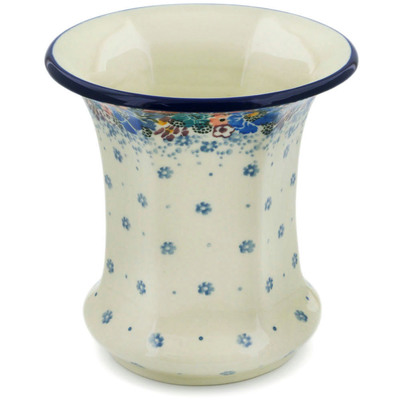 Polish Pottery Vase 5&quot; Autumn Bunch UNIKAT