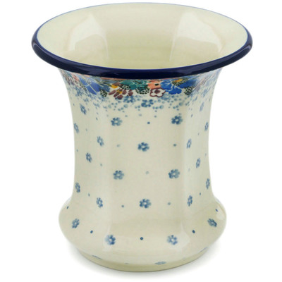 Polish Pottery Vase 5&quot; Autumn Bunch UNIKAT