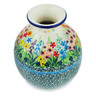 Polish Pottery Vase 5&quot; Colors Of The Wind UNIKAT