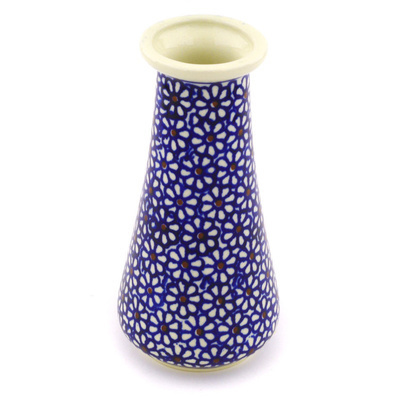 Polish Pottery Vase 5&quot; Daisy Dreams