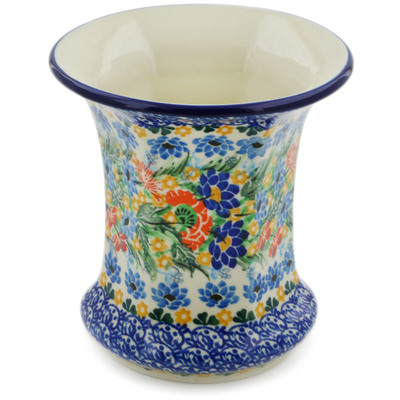 Polish Pottery Vase 5&quot; Dream Bouquet UNIKAT