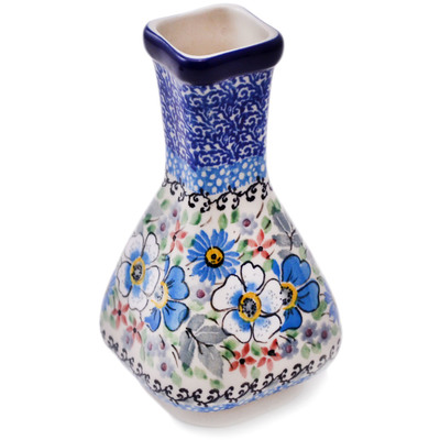 Polish Pottery Vase 5&quot; Flower Crown UNIKAT
