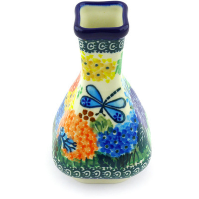 Polish Pottery Vase 5&quot; Garden Delight UNIKAT