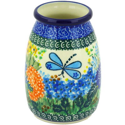 Polish Pottery Vase 5&quot; Garden Delight UNIKAT