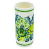 faience Vase 5&quot; Green Wave