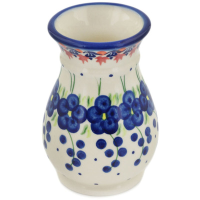 Polish Pottery Vase 5&quot; Passion Poppy