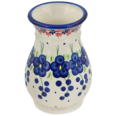 Polish Pottery Vase 5&quot; Passion Poppy