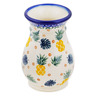 Polish Pottery Vase 5&quot; Pineapple Parade