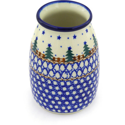 Polish Pottery Vase 5&quot; Pocono Pines