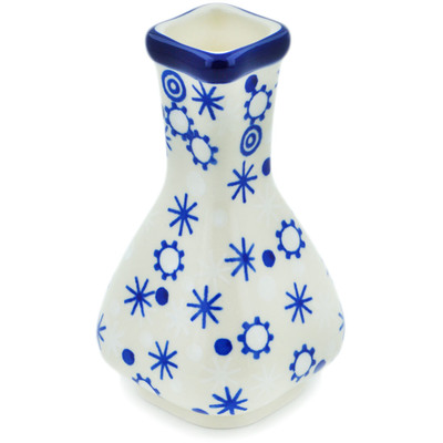 Polish Pottery Vase 5&quot; Twinkle In The Frost