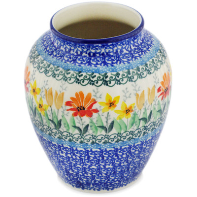 Polish Pottery Vase 5" UNIKAT