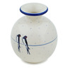 Polish Pottery Vase 5&quot; Waiting UNIKAT
