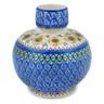 Polish Pottery Vase 6&quot; Golden Autumn UNIKAT