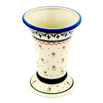Polish Pottery Vase 6&quot; Polish Daisy