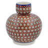 Polish Pottery Vase 6&quot; Rich Mocha UNIKAT