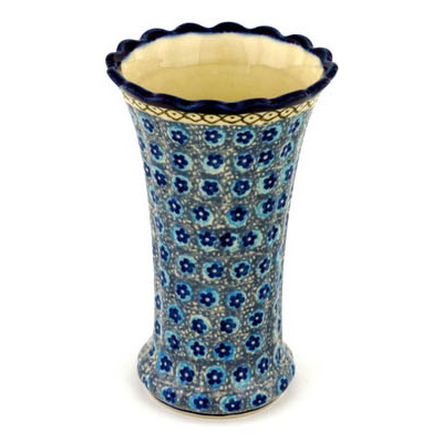 Polish Pottery Vase 7&quot; Abra Cadabra