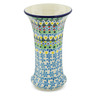 Polish Pottery Vase 7&quot; Christmas Forest UNIKAT