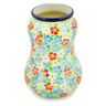 Polish Pottery Vase 7&quot; Colorful Dizziness UNIKAT