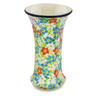 Polish Pottery Vase 7&quot; Colorful Dizziness UNIKAT