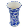 Polish Pottery Vase 7&quot; Dandy Dots UNIKAT