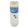 Polish Pottery Vase 7&quot; Delicate Blue UNIKAT