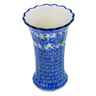 Polish Pottery Vase 7&quot; Frosted Bouquet UNIKAT