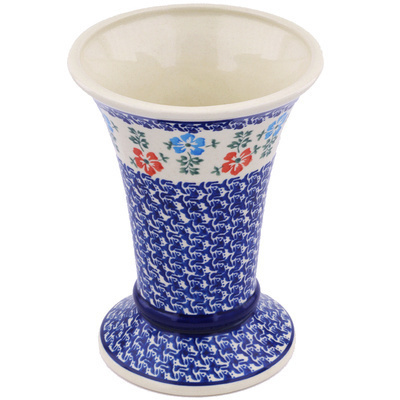 Polish Pottery Vase 7&quot;