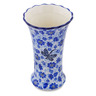 Polish Pottery Vase 7&quot; Misty Dragonfly