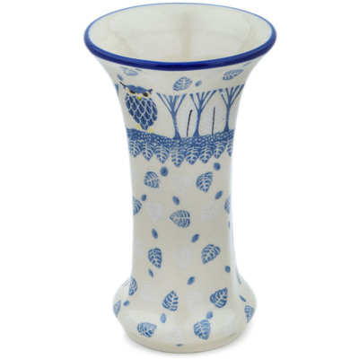 Polish Pottery Vase 7&quot; Owl Always Love You UNIKAT