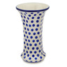 Polish Pottery Vase 7&quot; Polka Dot Delight