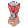 Polish Pottery Vase 7&quot; Poppy Passion UNIKAT