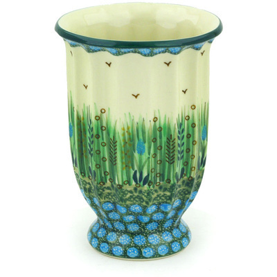 Polish Pottery Vase 7&quot; Prairie Land UNIKAT