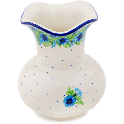 Polish Pottery Vase 7&quot; Springing Into Spring UNIKAT