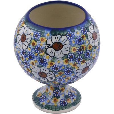 Polish Pottery Vase 7&quot; UNIKAT
