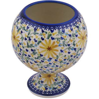 Polish Pottery Vase 7&quot; UNIKAT