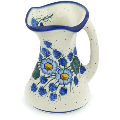 Polish Pottery Vase 7&quot; UNIKAT