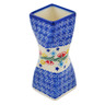 Polish Pottery Vase 7&quot; Wreath Of Bells