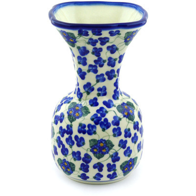 Polish Pottery Vase 8"
