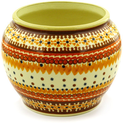 Polish Pottery Vase 8&quot;
