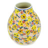 Polish Pottery Vase 8&quot; Seasons Change UNIKAT