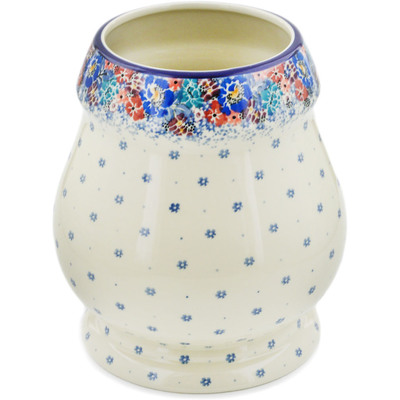 Polish Pottery Vase 9&quot; Autumn Bunch UNIKAT