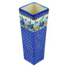 Polish Pottery Vase 9&quot; Butterfly Flower Bed UNIKAT