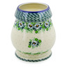 Polish Pottery Vase 9&quot; Daisies Wreath UNIKAT