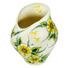 Polish Pottery Vase 9&quot; Hawaii Sunshine UNIKAT