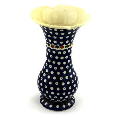 Polish Pottery Vase 9&quot; Mosquito